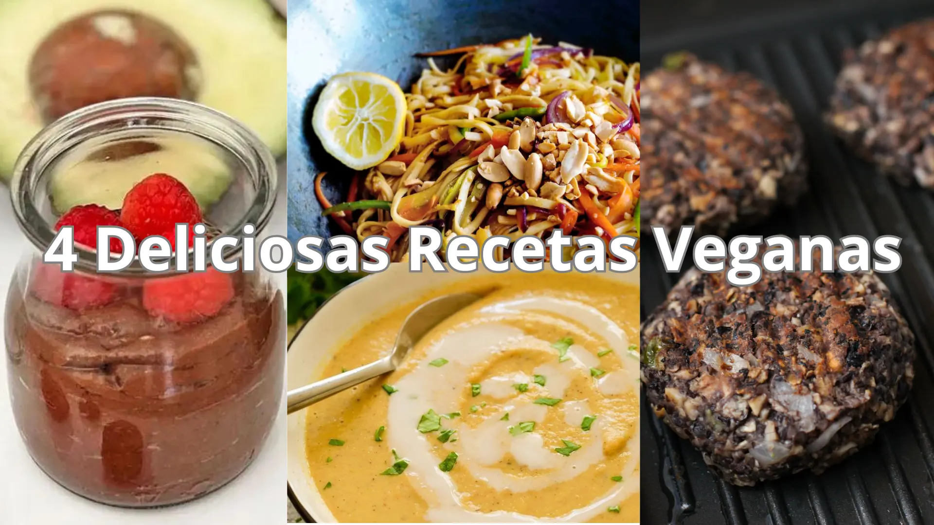 4 Deliciosas Recetas Veganas